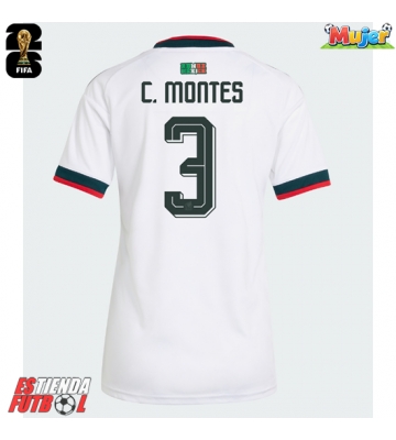 México Cesar Montes #3 Segunda Equipación Mujer Mundial 2026 Manga Corta